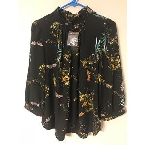 Worthington | Floral Blouse | Petite L